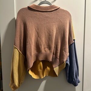 Crew Neck Sweater, Multi Color, Urban Outfitters